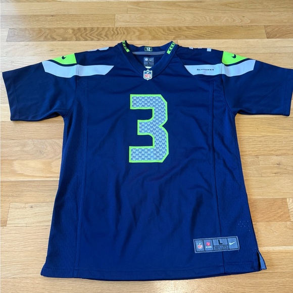 NFL Other - Navy Russell Wilson Seattle Seahawks Nike jersey Youth large NFL Seahawks